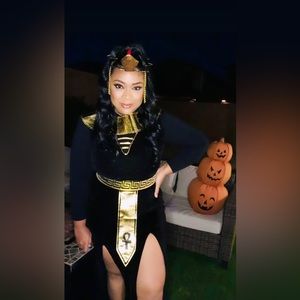 Exquisite Black Cleopatra Halloween Costume - XL